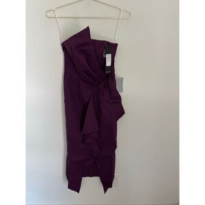 ELLIATT Reception Cascade Ruffle Strapless Cocktail Dress Size XS NWT